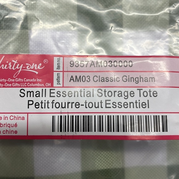 thirty-one | Bags | Thirty One Small Essential Storage Tote Classic ...